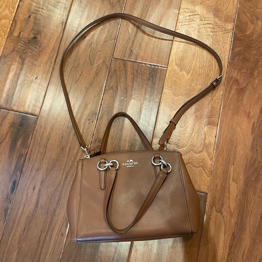 Coach purse brown